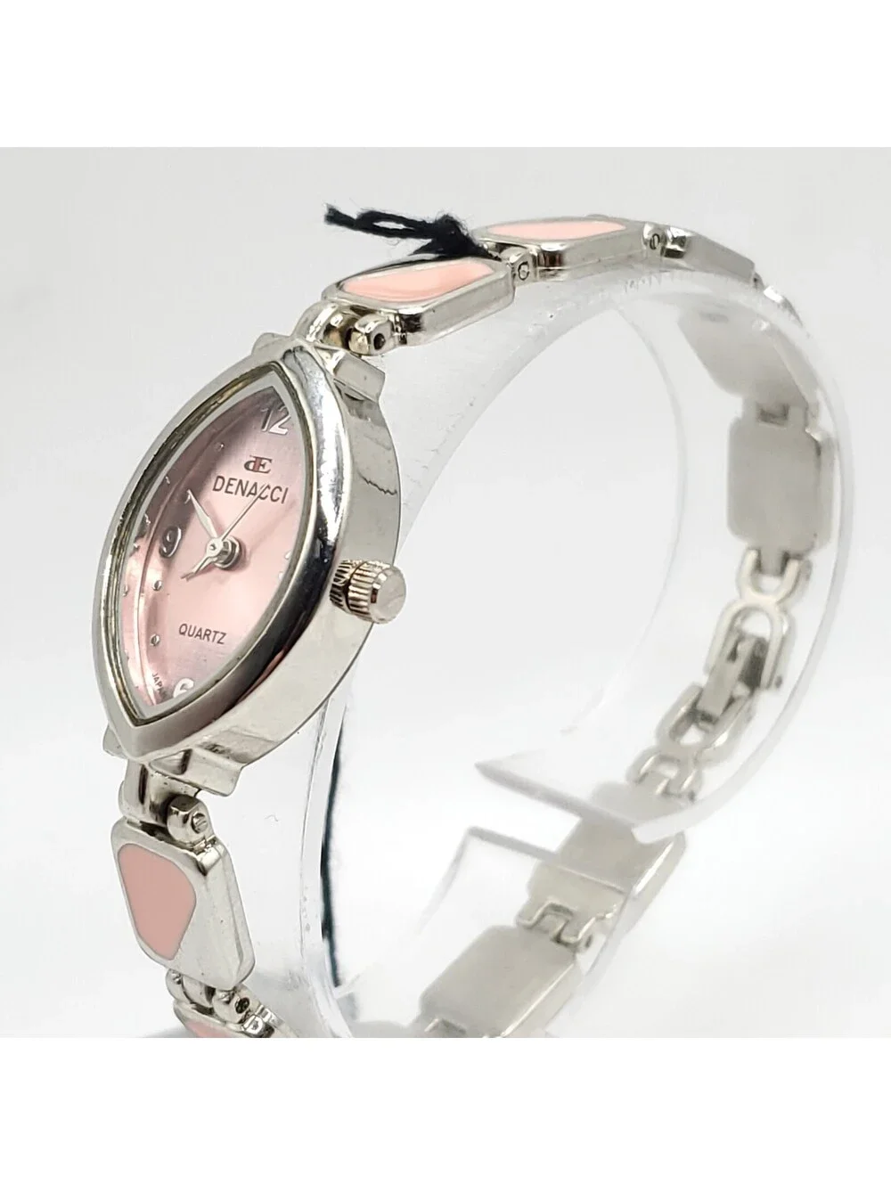 Denacci Quartz Watch Women 18mm Pink Dial With Tag New Battery
